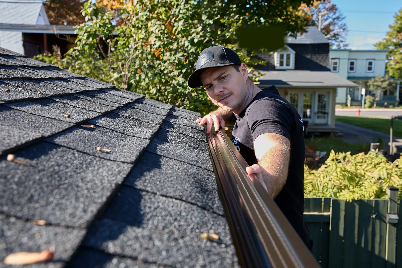 Clean eaves after storm season — Elite Gutter Systems, Stonewall OK