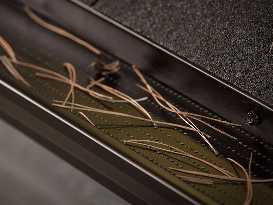 DoublePro® holding back leaves and debris — Elite Gutter Systems, Stonewall OK